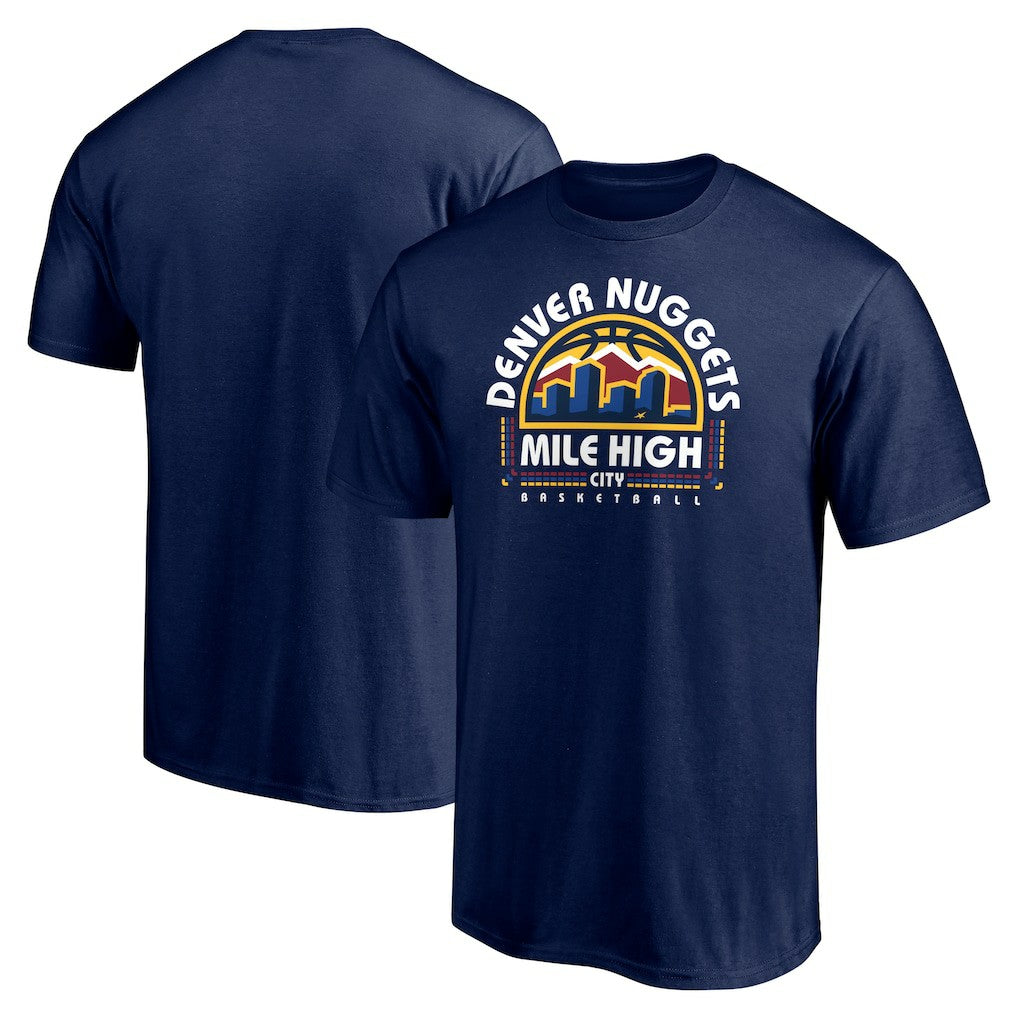NBA - Denver Nuggets Push Ahead T-Shirt - Navy