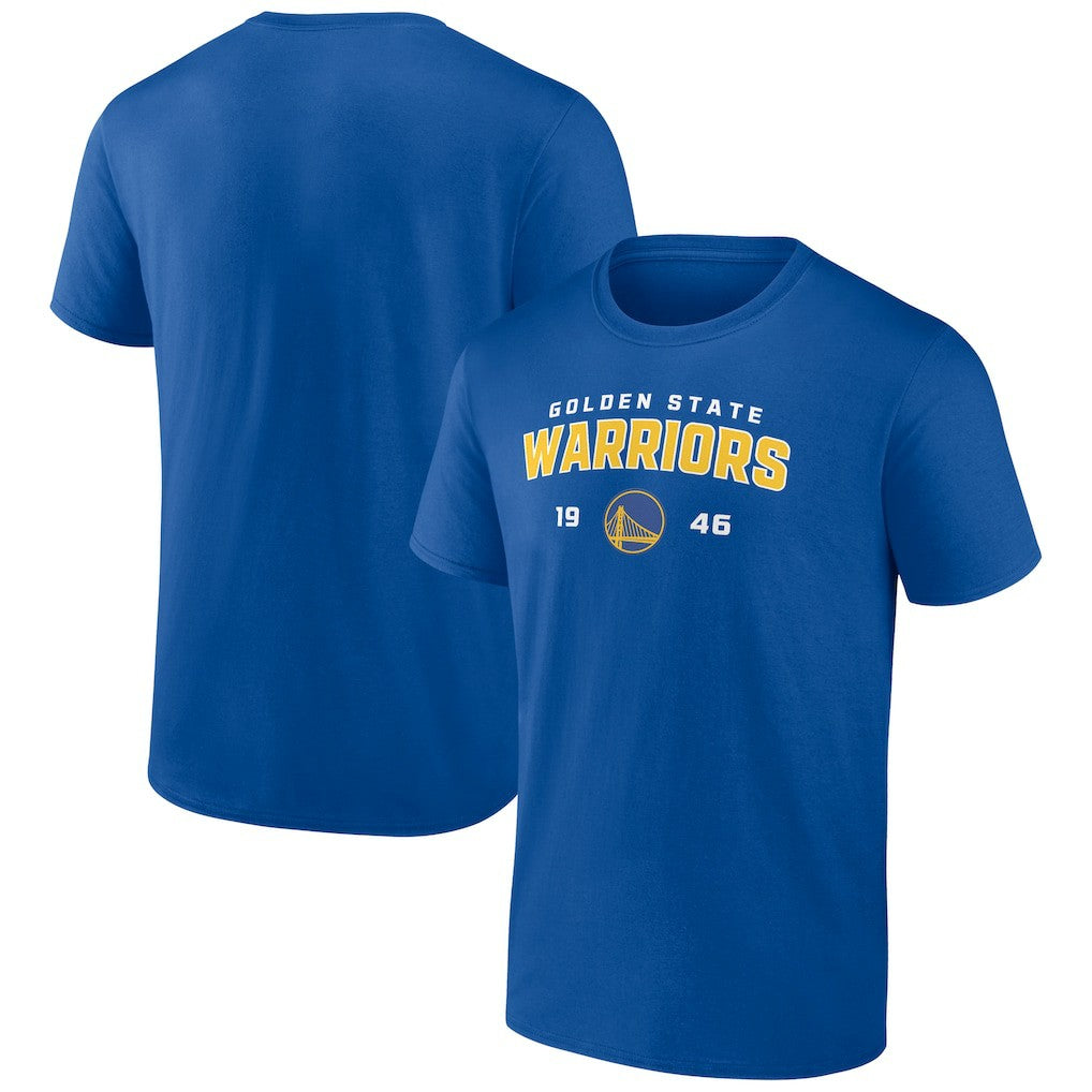 NBA - Golden State Warriors Rebel Logo T-Shirt - Royal