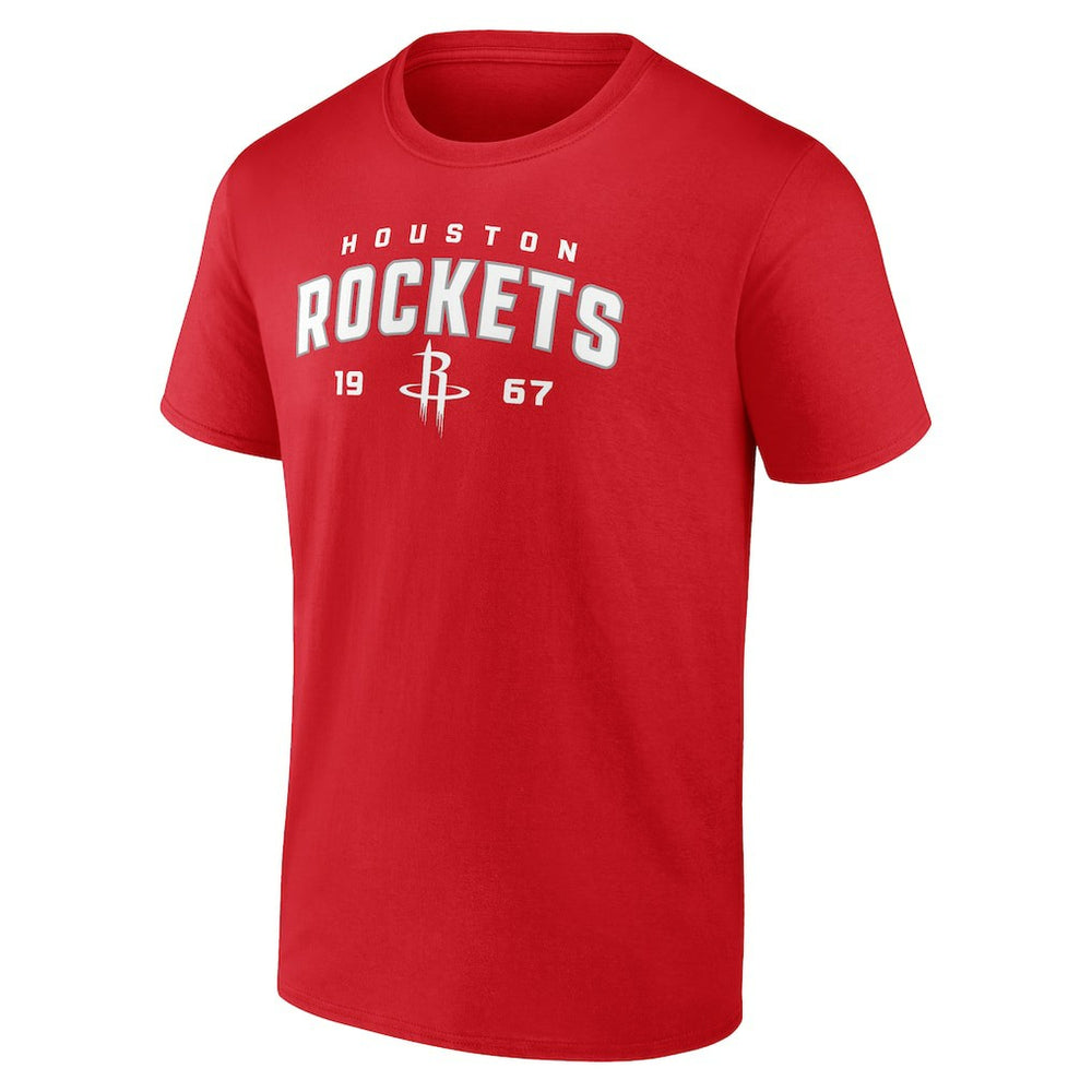 NBA - Houston Rockets Rebel Logo T-Shirt - Red