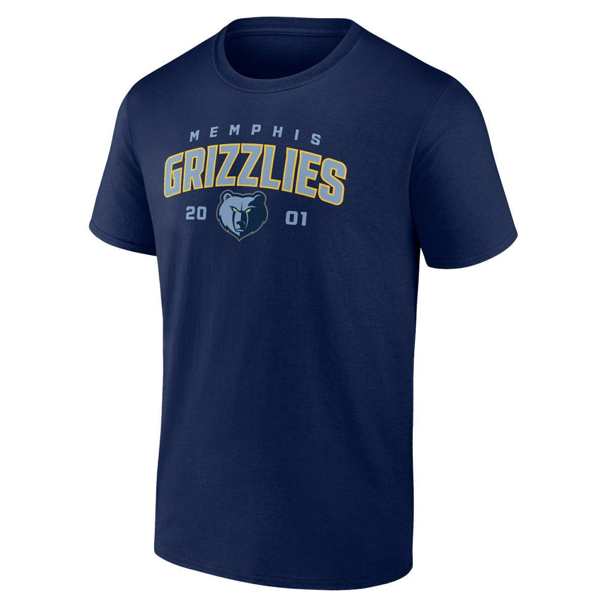 NBA - Memphis Grizzlies Rebel Logo T-Shirt - Navy