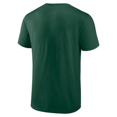 NBA - Milwaukee Bucks Rebel Logo T-Shirt - Hunter Green
