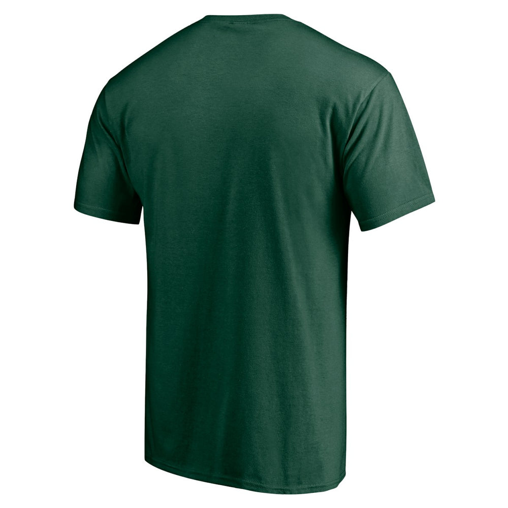 NBA - Milwaukee Bucks Push Ahead T-Shirt - Hunter Green