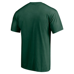 NBA - Milwaukee Bucks Push Ahead T-Shirt - Hunter Green