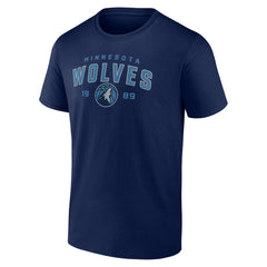 NBA - Minnesota Timberwolves Rebel Logo T-Shirt - Navy