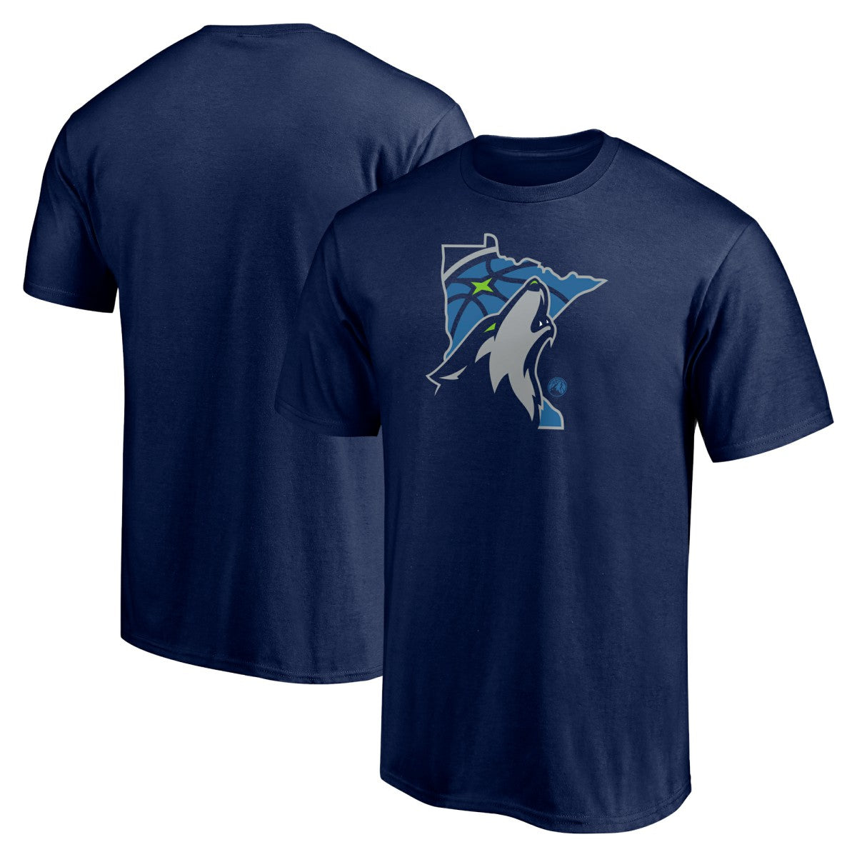NBA - Minnesota Timberwolves Push Ahead T-Shirt - Navy