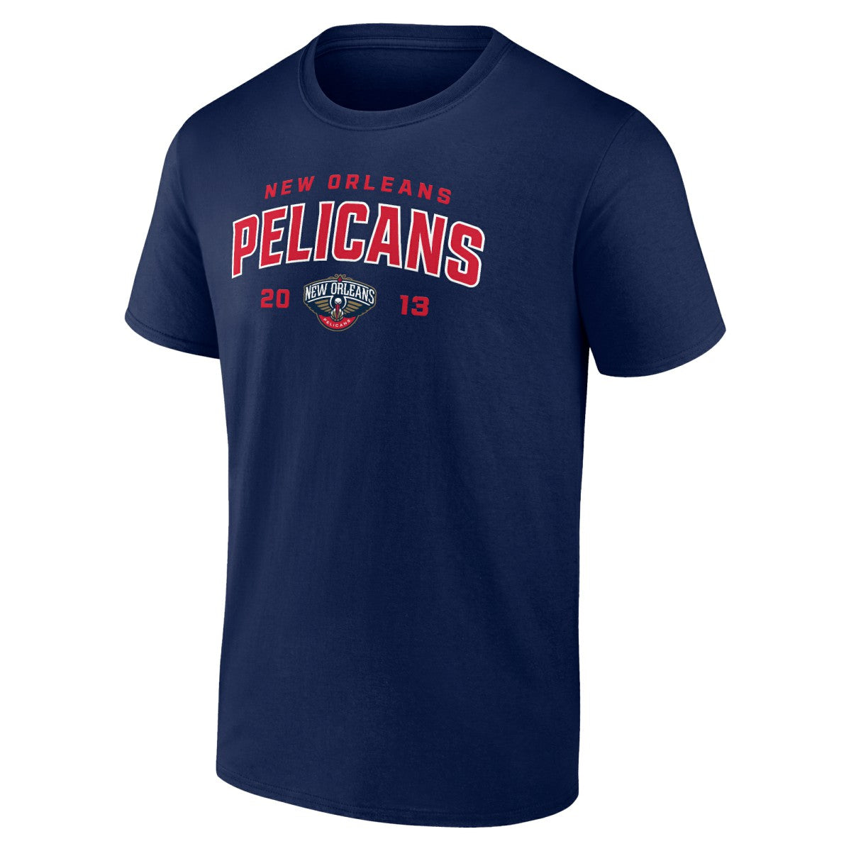 NBA - New Orleans Pelicans Rebel Logo T-Shirt - Navy
