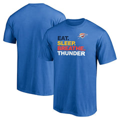 NBA - Oklahoma City Thunder Push Ahead T-Shirt - Blue