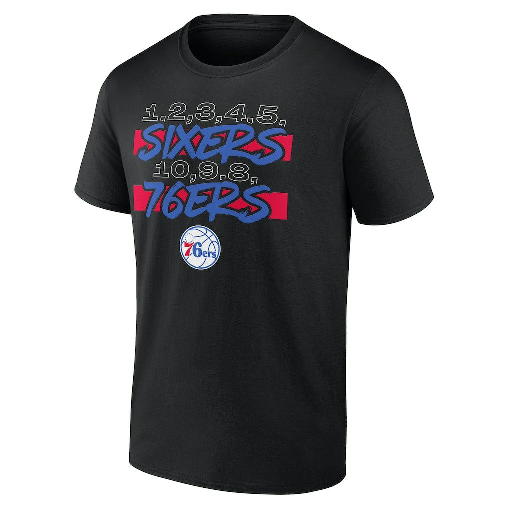 NBA - Philadelphia 76ers Core Hometown Launch T-Shirt - Black