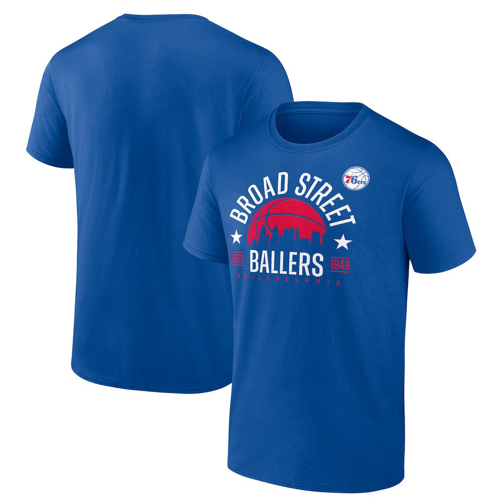 NBA - Philadelphia 76ers Core Hometown Launch T-Shirt - Royal