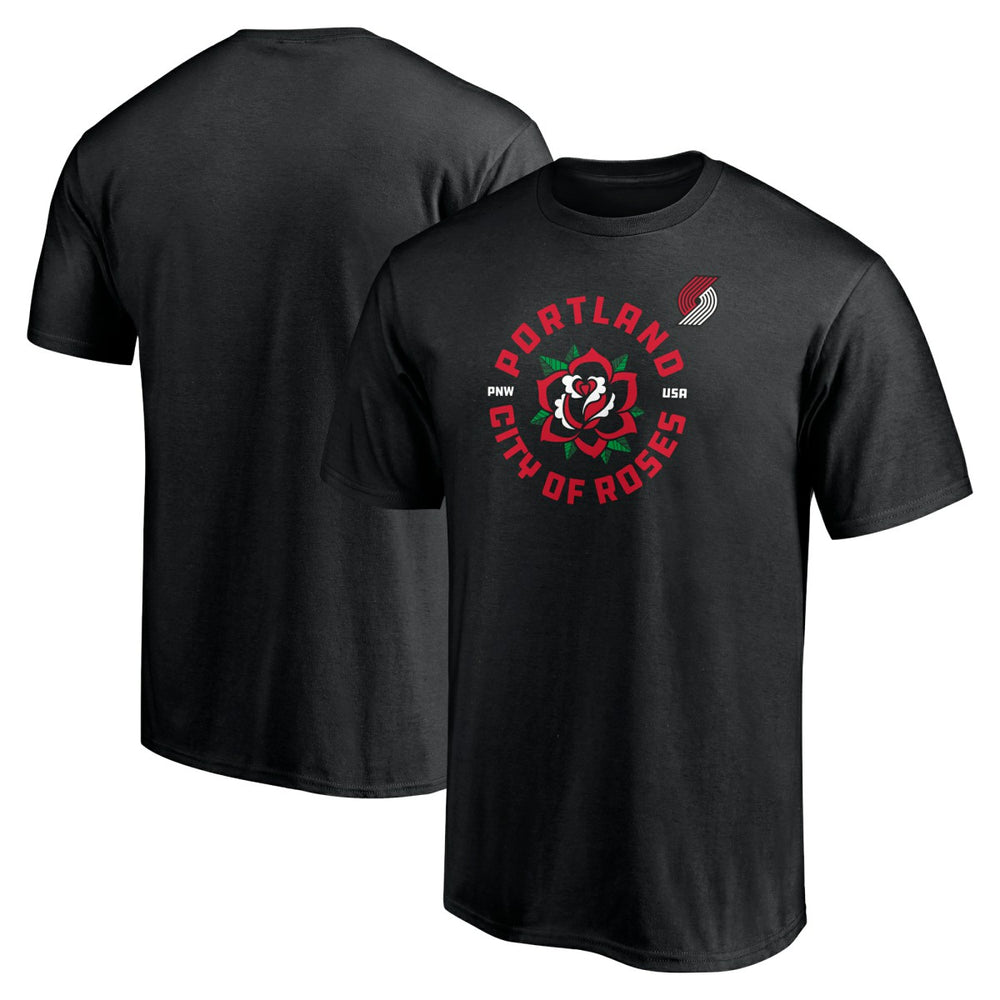 NBA - Portland Trail Blazers Push Ahead T-Shirt - Black