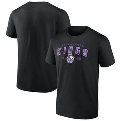 NBA - Sacramento Kings Rebel Logo T-Shirt - Black