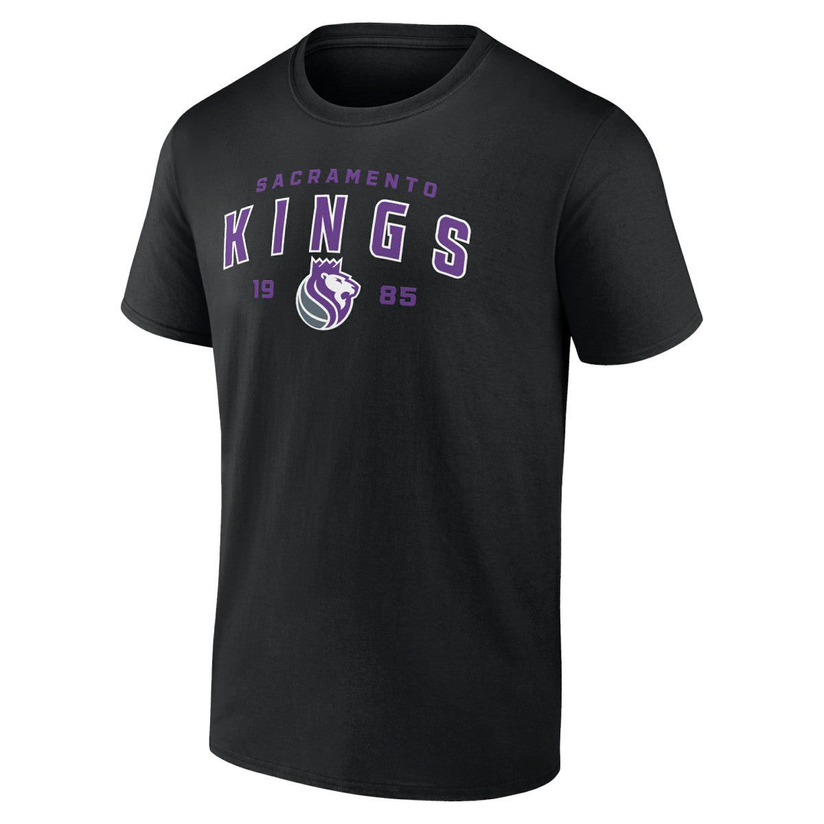 NBA - Sacramento Kings Rebel Logo T-Shirt - Black