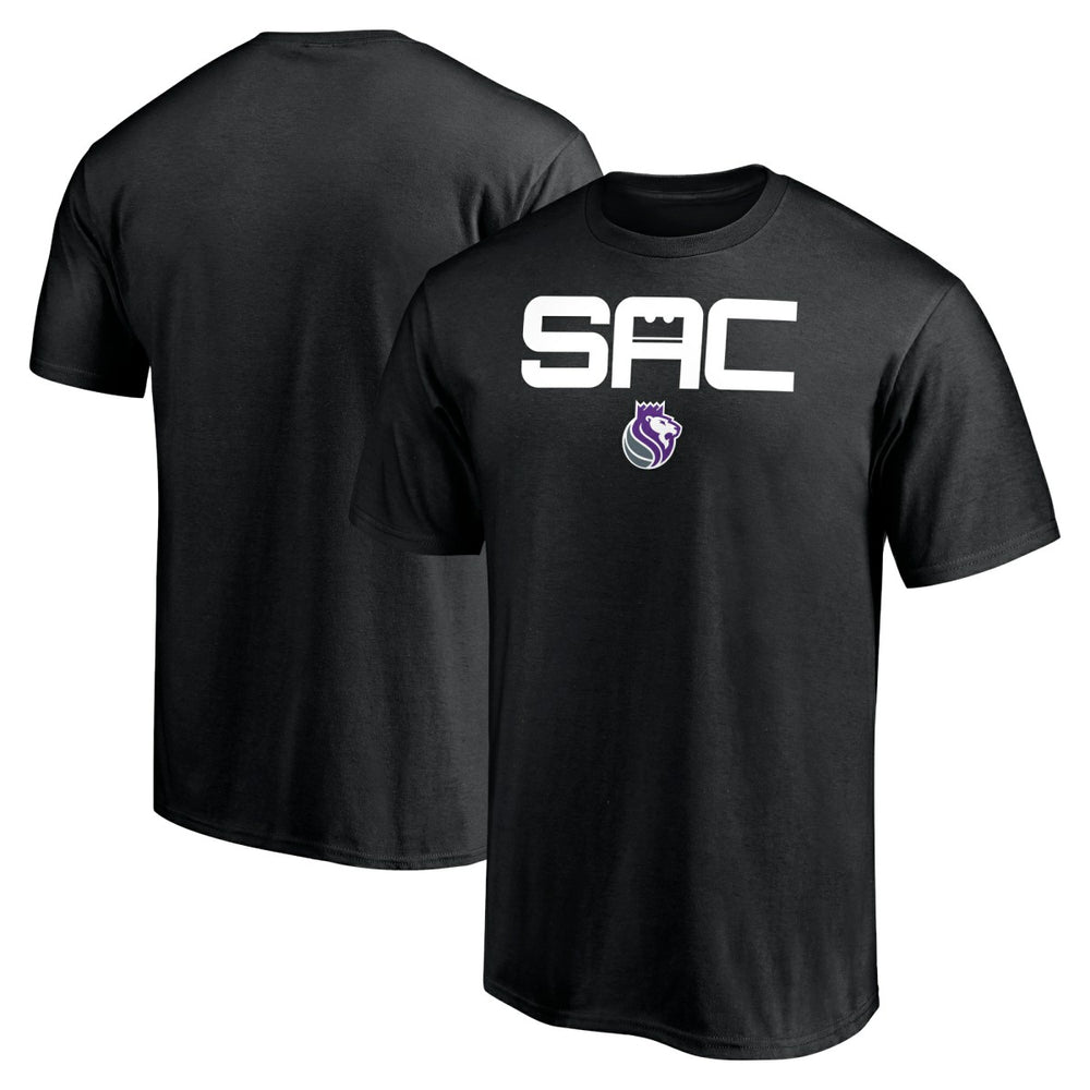 NBA - Sacramento Kings Push Ahead T-Shirt - Black
