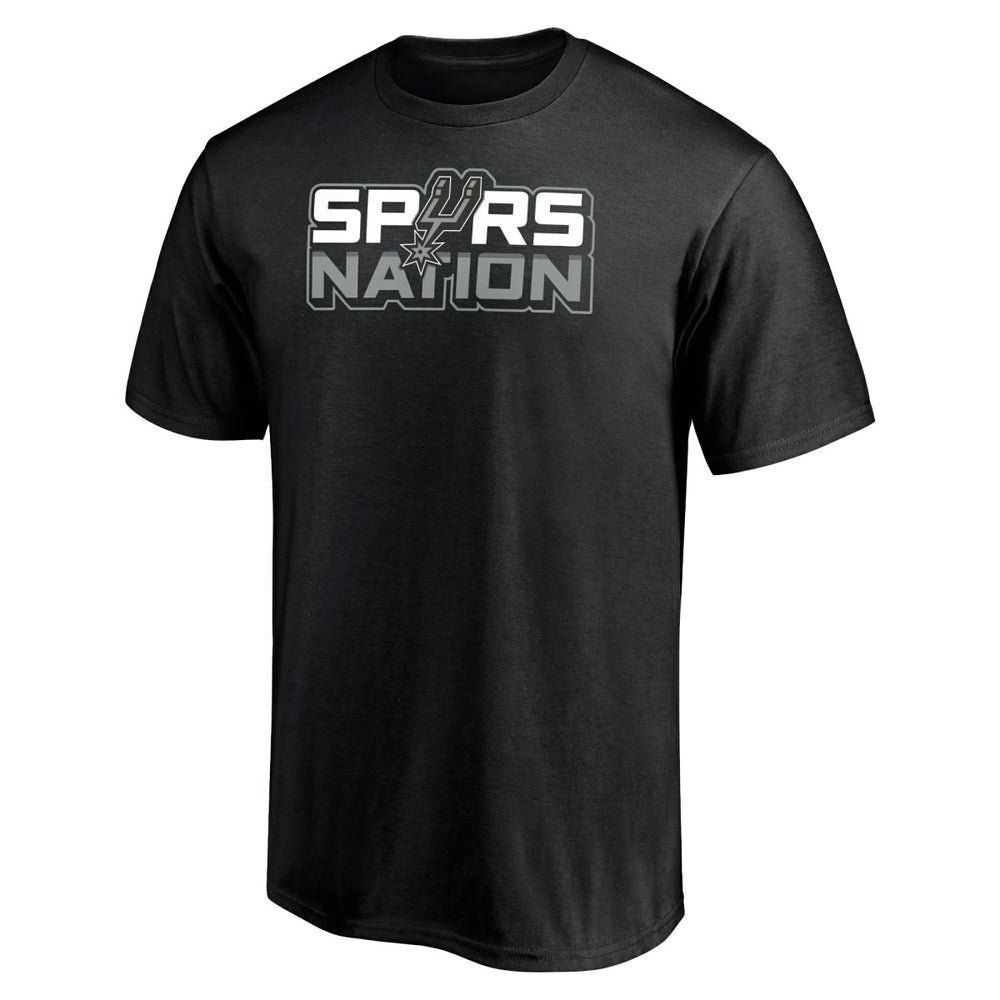 NBA - San Antonio Spurs Push Ahead T-Shirt - Black