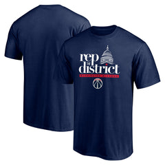 NBA - Washington Wizards Push Ahead T-Shirt - Navy