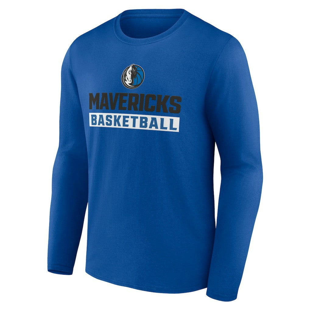 NBA - Dallas Mavericks Let's Go Long Sleeve T-Shirt - Royal