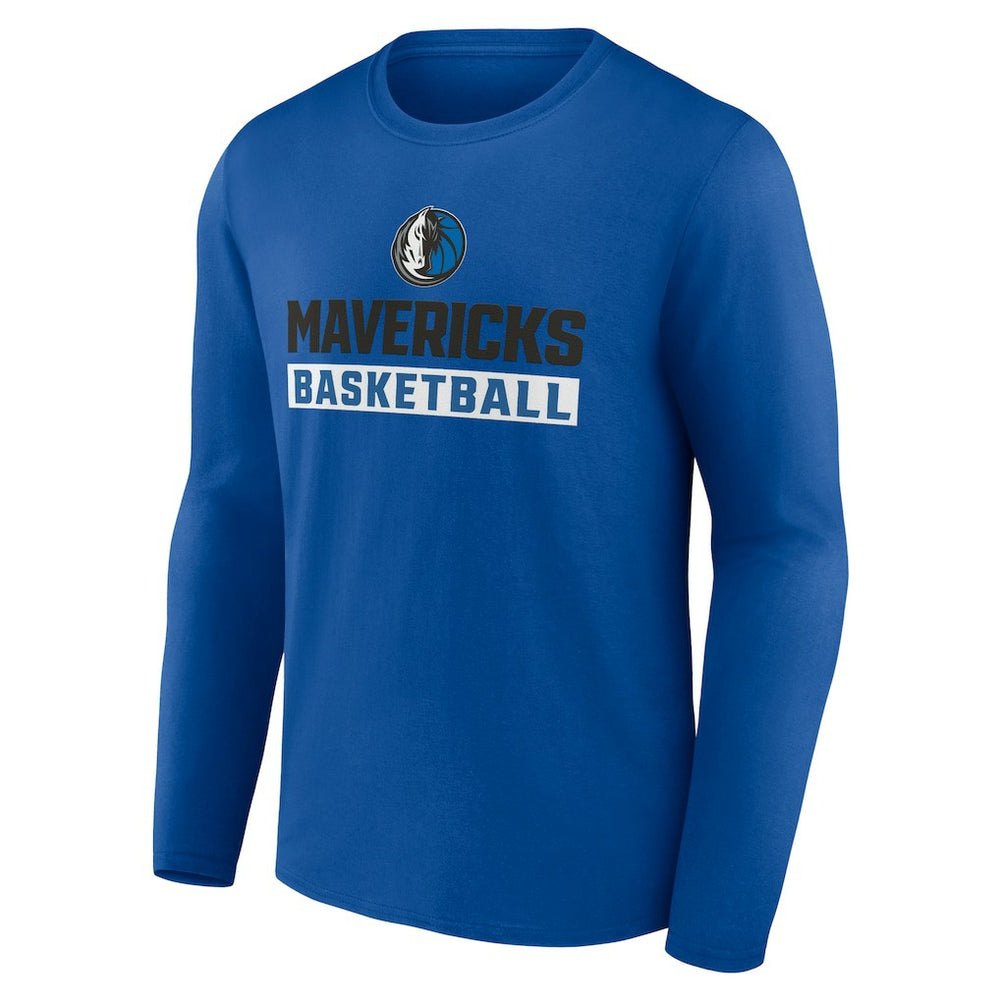NBA - Dallas Mavericks Let's Go Long Sleeve T-Shirt - Royal