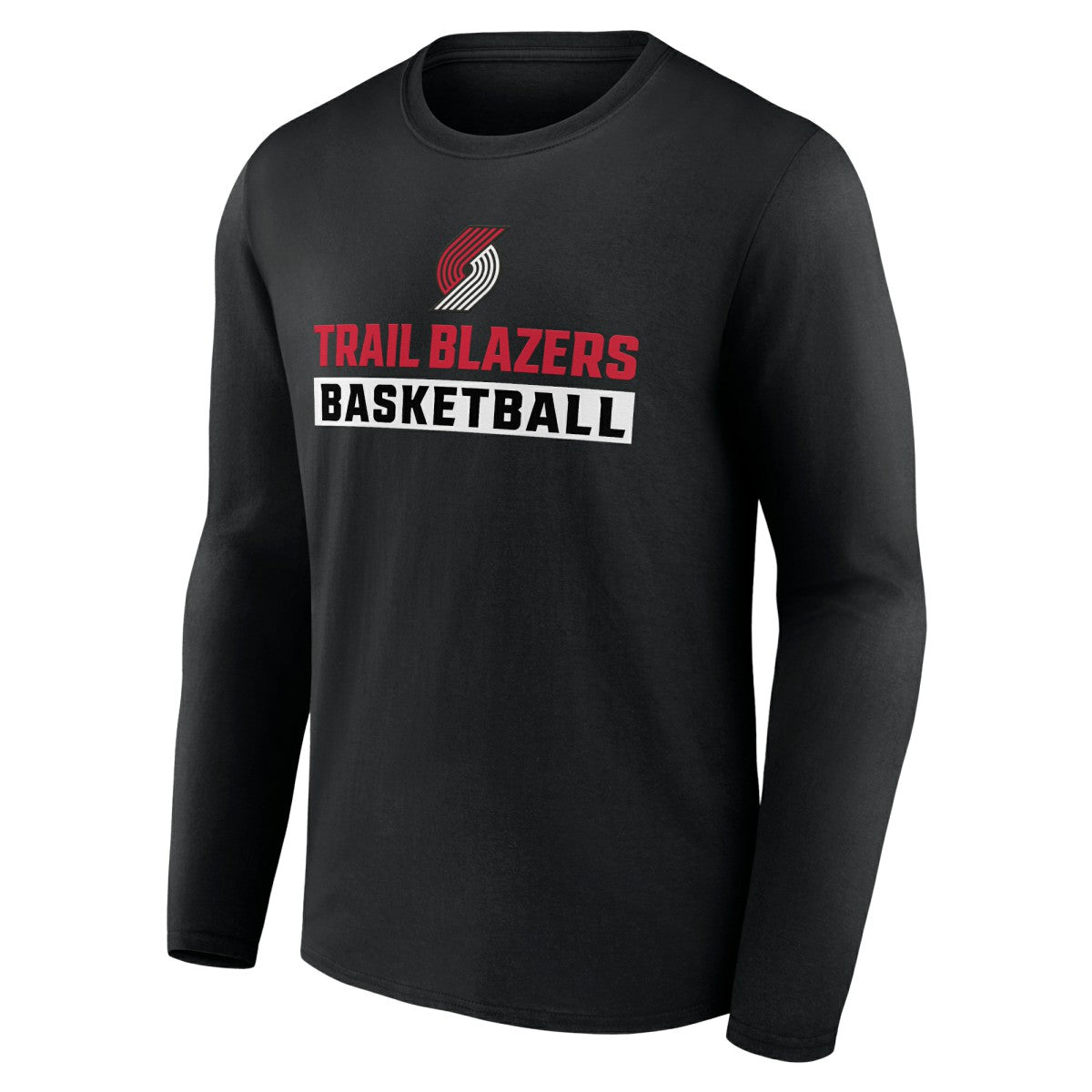 NBA - Portland Trail Blazers Let's Go Long Sleeve T-Shirt - Black