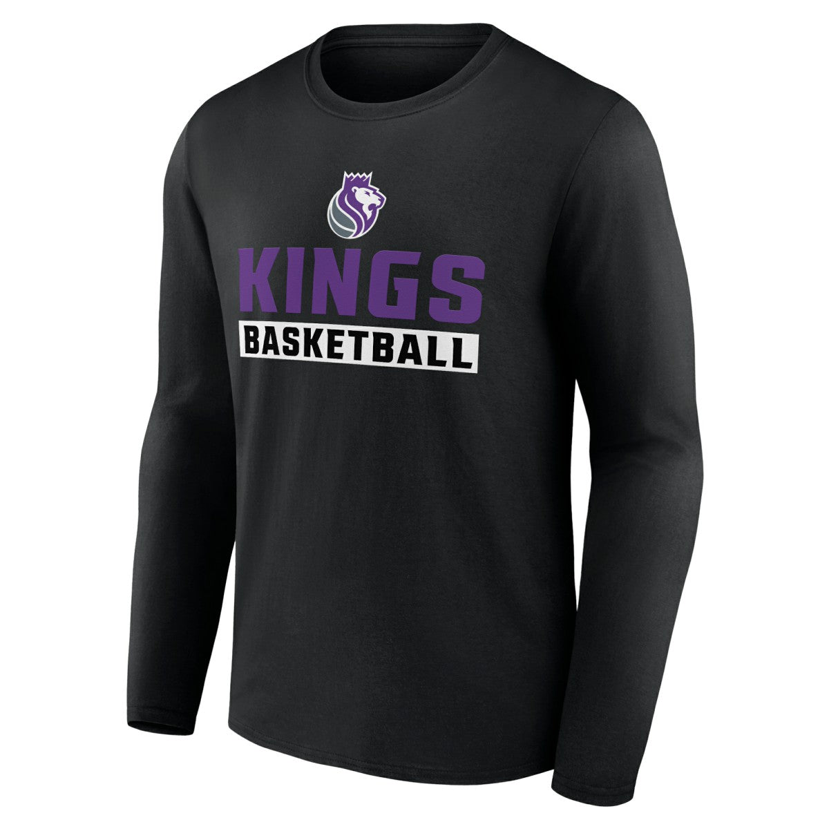 NBA - Sacramento Kings Let's Go Long Sleeve T-Shirt - Black