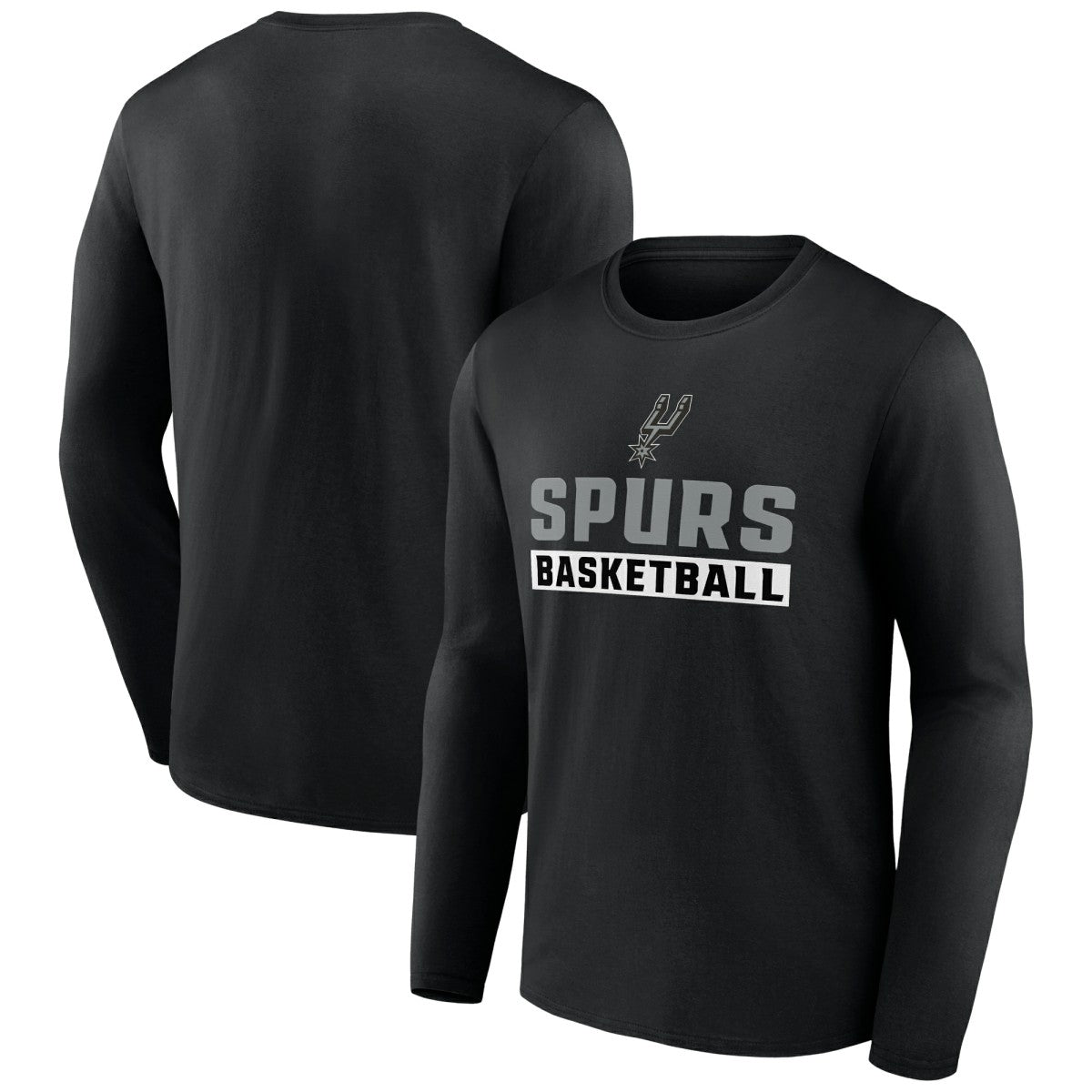 NBA - San Antonio Spurs Let's Go Long Sleeve T-Shirt - Black