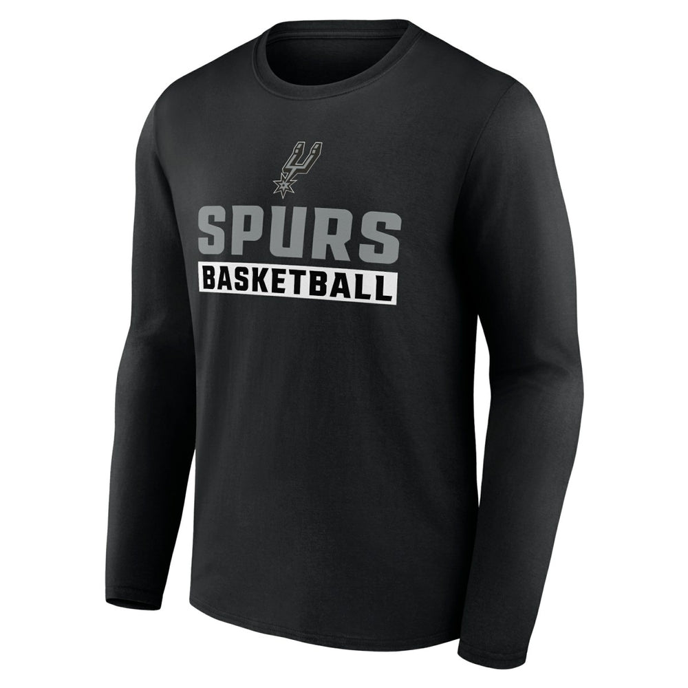 NBA - San Antonio Spurs Let's Go Long Sleeve T-Shirt - Black