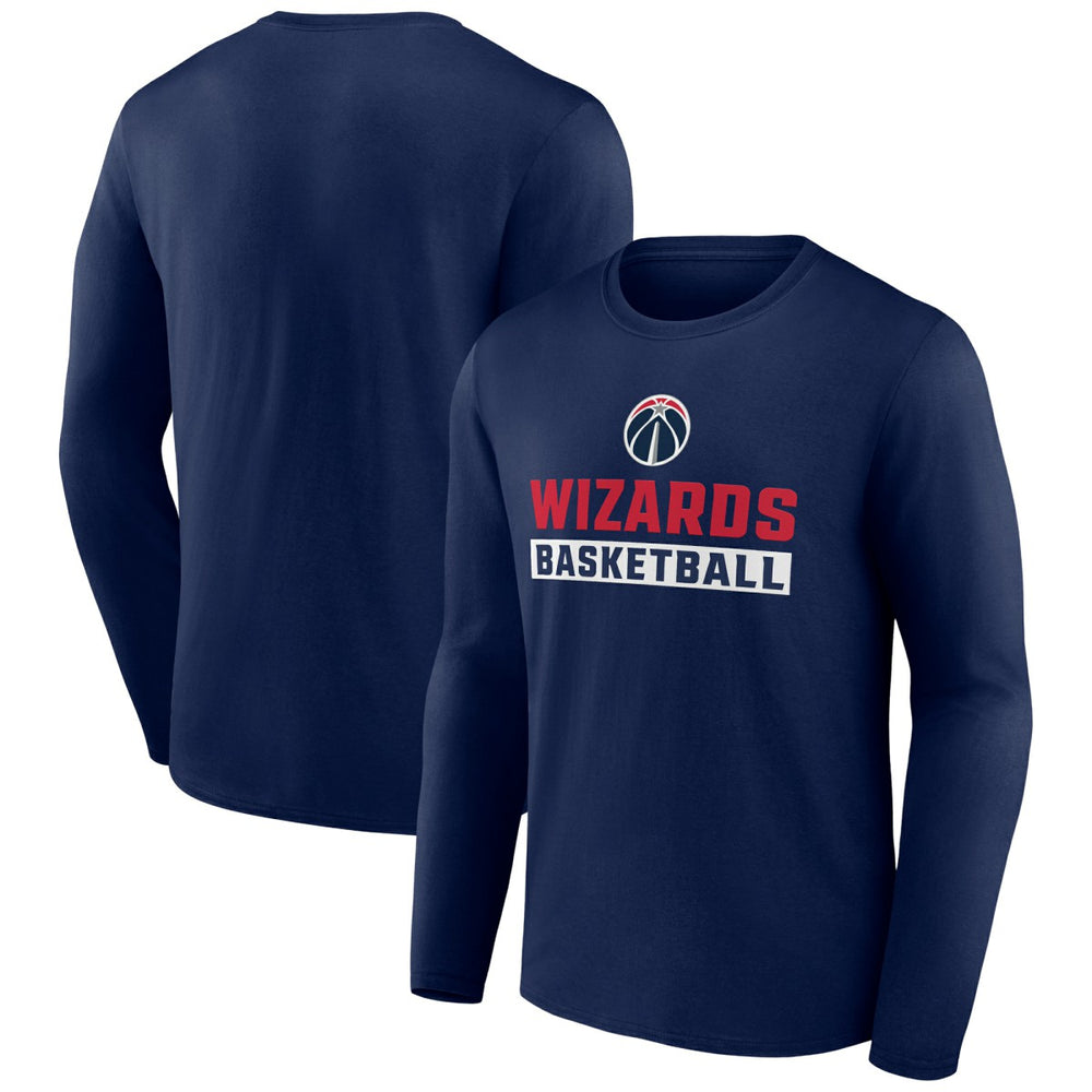 NBA - Washington Wizards Let's Go Long Sleeve T-Shirt - Navy