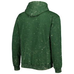 NBA - Milwaukee Bucks The Wild Collective Unisex Tonal Acid Wash Pullover Hoodie - Hunter Green