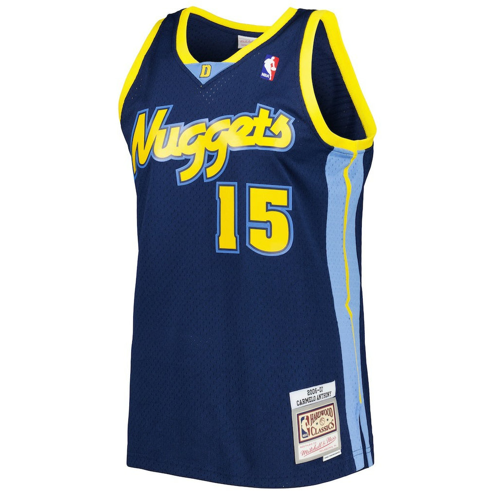 Mitchell & Ness - Carmelo Anthony Denver Nuggets Hardwood Classics Swingman Jersey - Navy