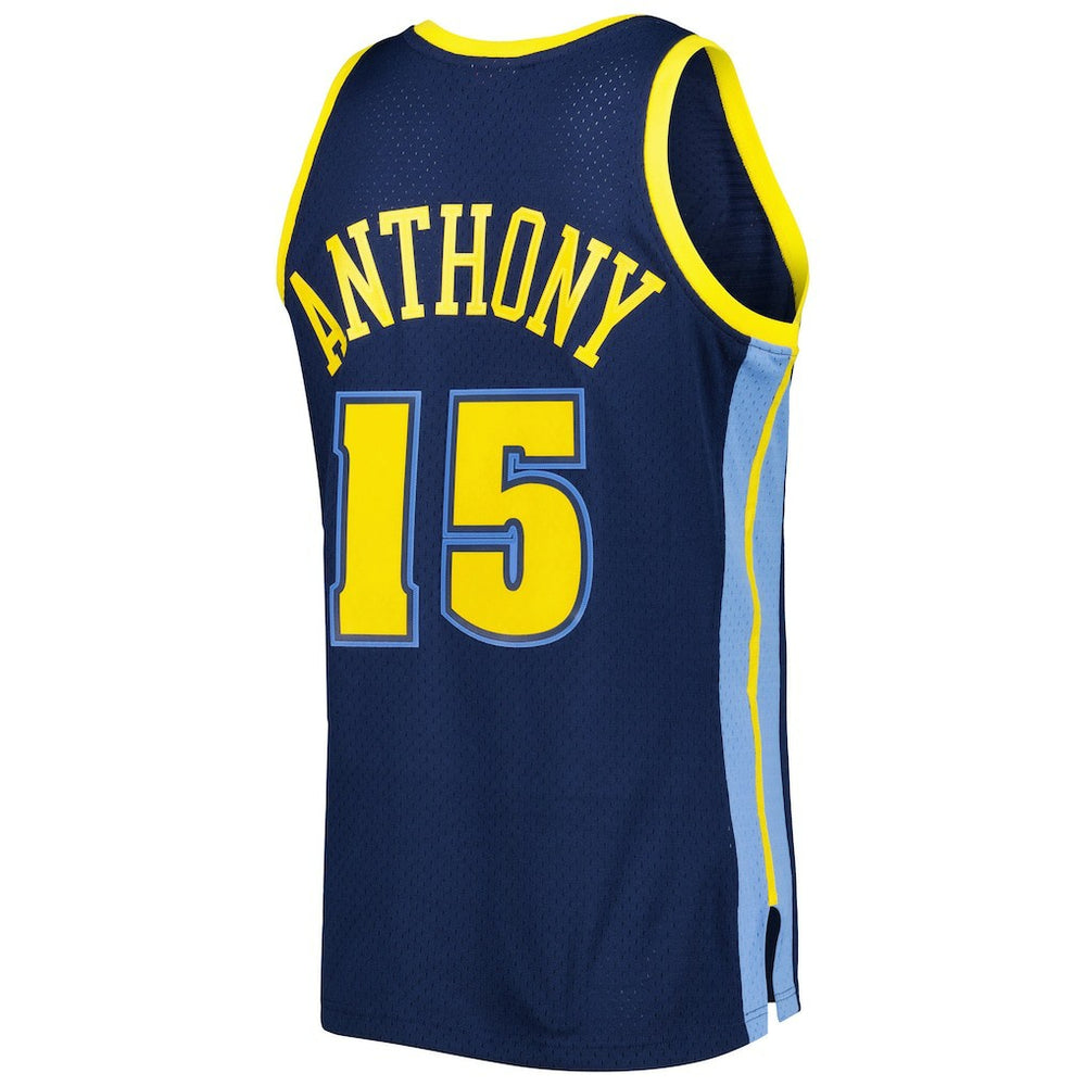 Mitchell & Ness - Carmelo Anthony Denver Nuggets Hardwood Classics Swingman Jersey - Navy