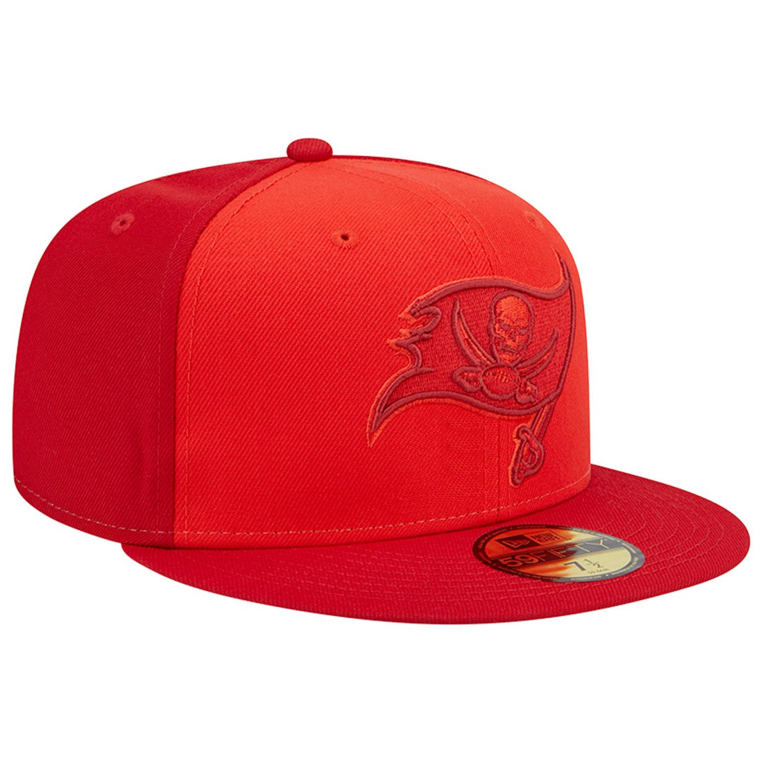 Tampa Bay Buccaneers New Era Tri-Tone 59FIFTY Fitted Hat Red - NFL