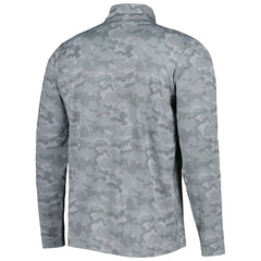 Dallas Cowboys Antigua Brigade Throwback Quarter-Zip Top Gray - NFL