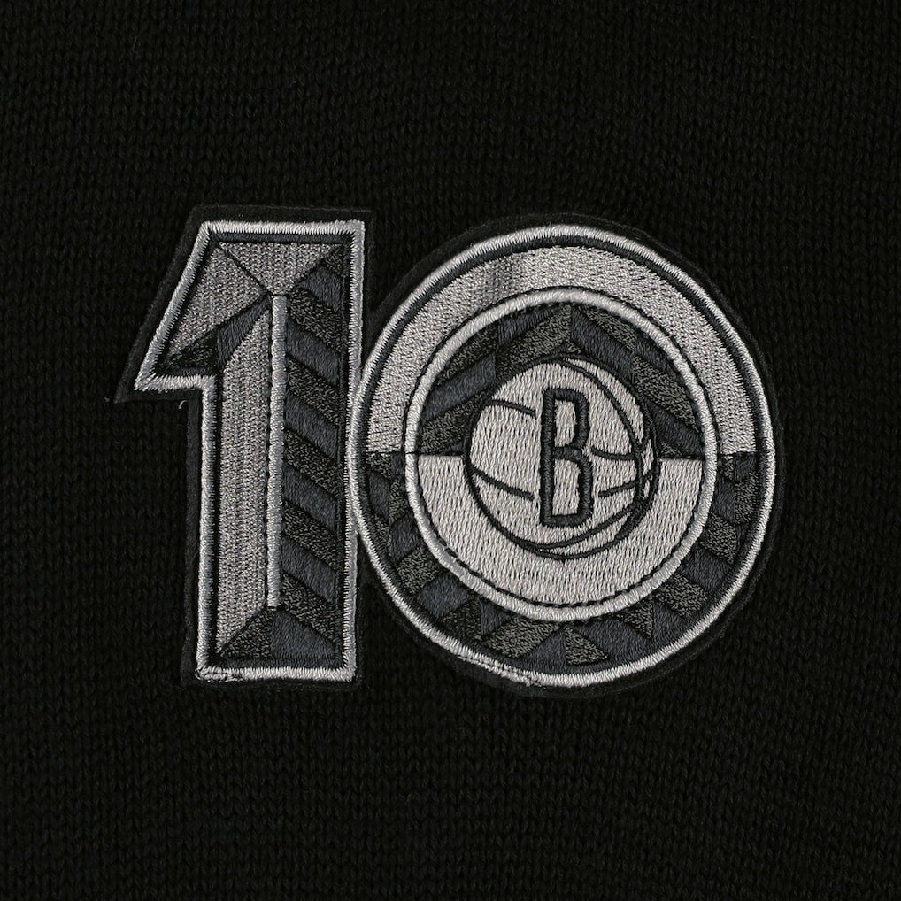 NBA - Brooklyn Nets AUTHMADE 10th Anniversary Pullover Sweater - Black