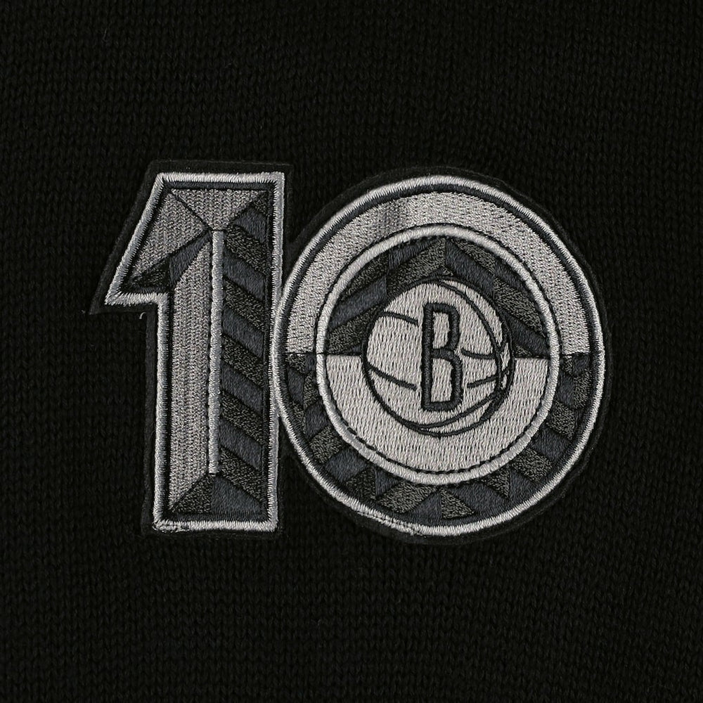 NBA - Brooklyn Nets AUTHMADE 10th Anniversary Pullover Sweater - Black