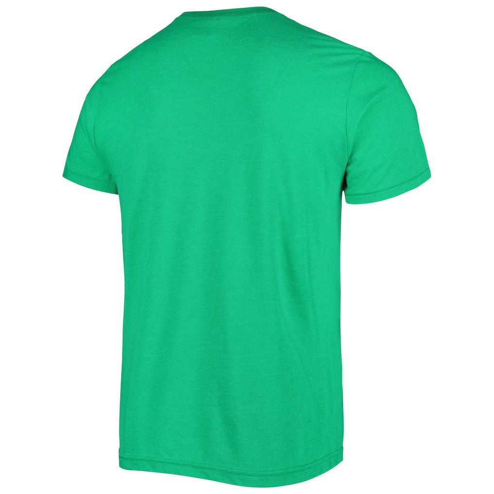 Joe Namath New York Jets Homage Unisex Unisex Caricature Retired Player Tri-Blend T-Shirt Heather Green - NFL