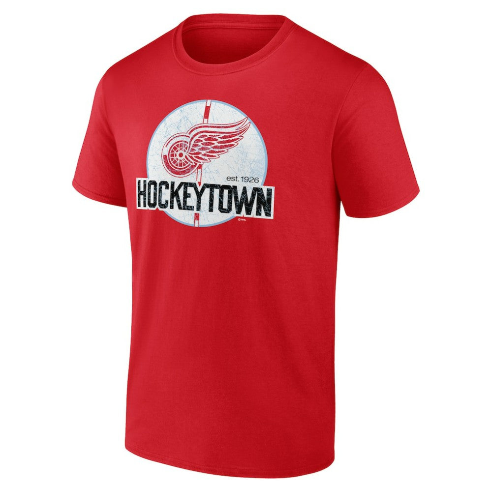 Detroit Red Wings - Ice Cluster T-Shirt Red