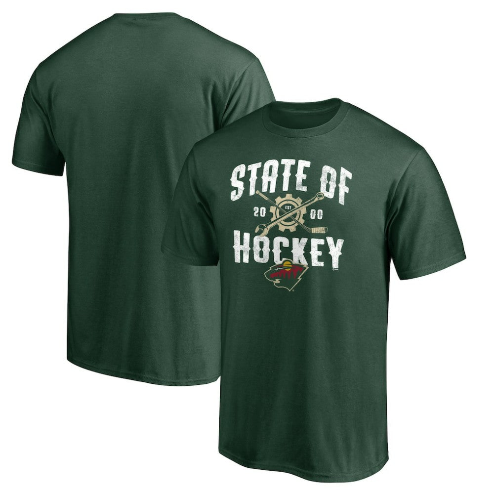 Minnesota Wild - Hometown Collection Push Ahead T-Shirt Green