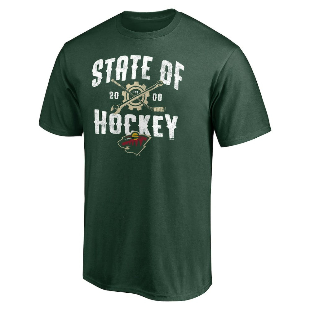 Minnesota Wild - Hometown Collection Push Ahead T-Shirt Green