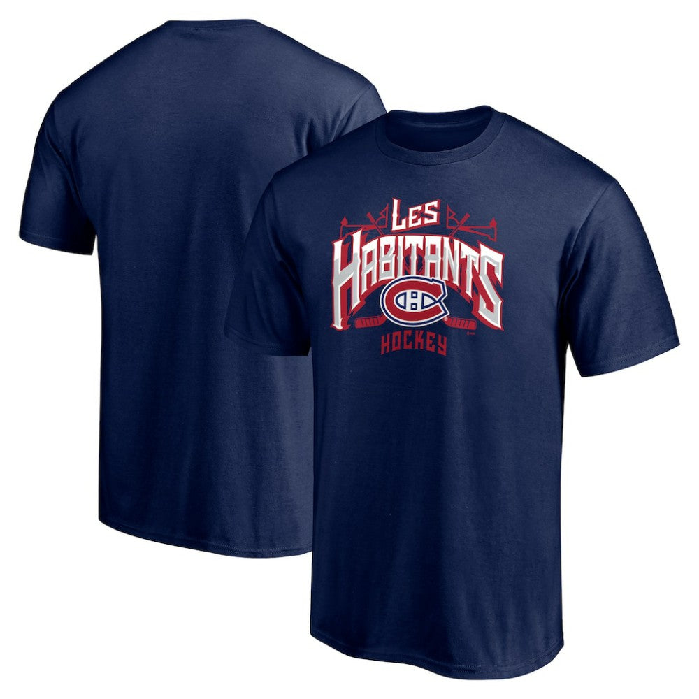 Montreal Canadiens - Hometown Collection Push Ahead T-Shirt Navy