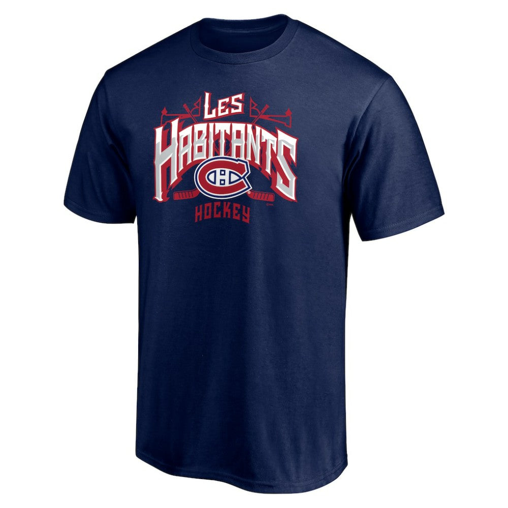 Montreal Canadiens - Hometown Collection Push Ahead T-Shirt Navy