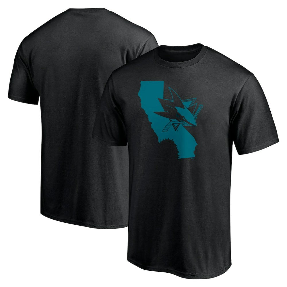 San Jose Sharks - Hometown Collection Push Ahead T-Shirt Black