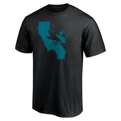 San Jose Sharks - Hometown Collection Push Ahead T-Shirt Black