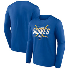 Buffalo Sabres - Covert Logo Long Sleeve T-Shirt Royal