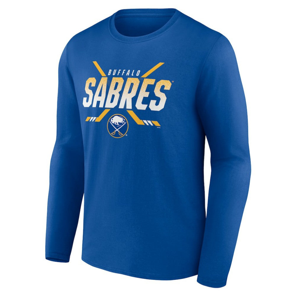 Buffalo Sabres - Covert Logo Long Sleeve T-Shirt Royal