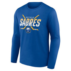 Buffalo Sabres - Covert Logo Long Sleeve T-Shirt Royal