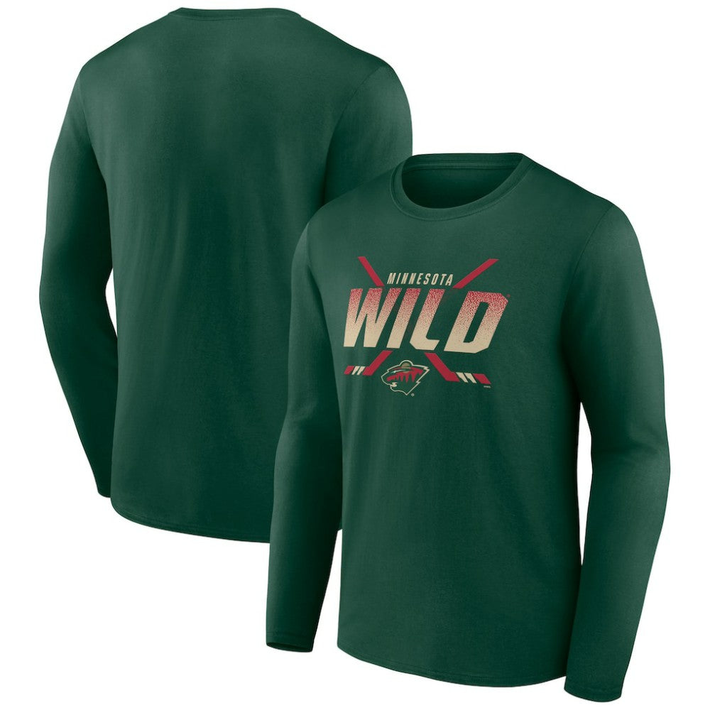 Minnesota Wild - Team Covert Long Sleeve T-Shirt Green