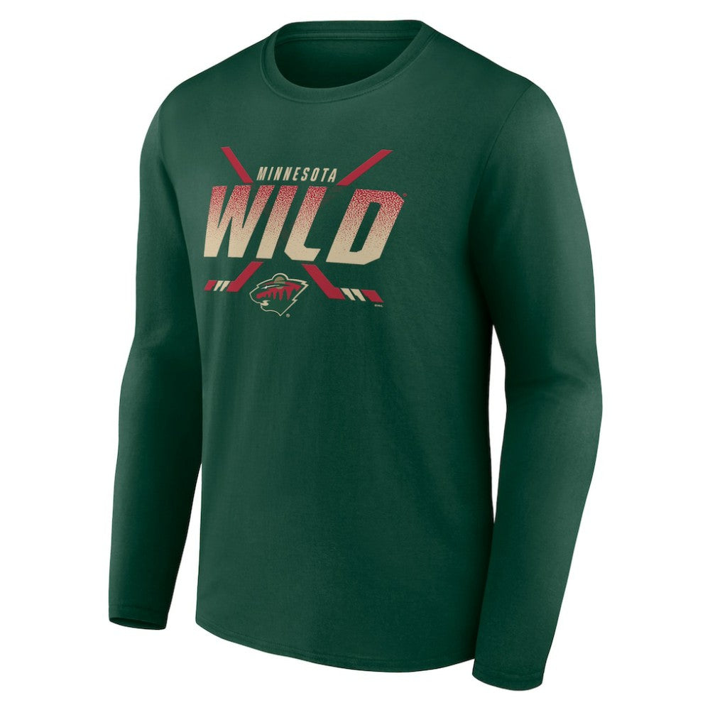 Minnesota Wild - Team Covert Long Sleeve T-Shirt Green