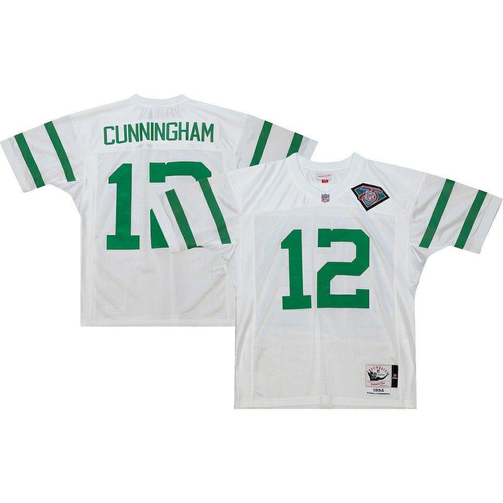 Randall Cunningham Philadelphia Eagles 1994 Authentic Throwback Retired Player Jersey White - Mitchell & Ness