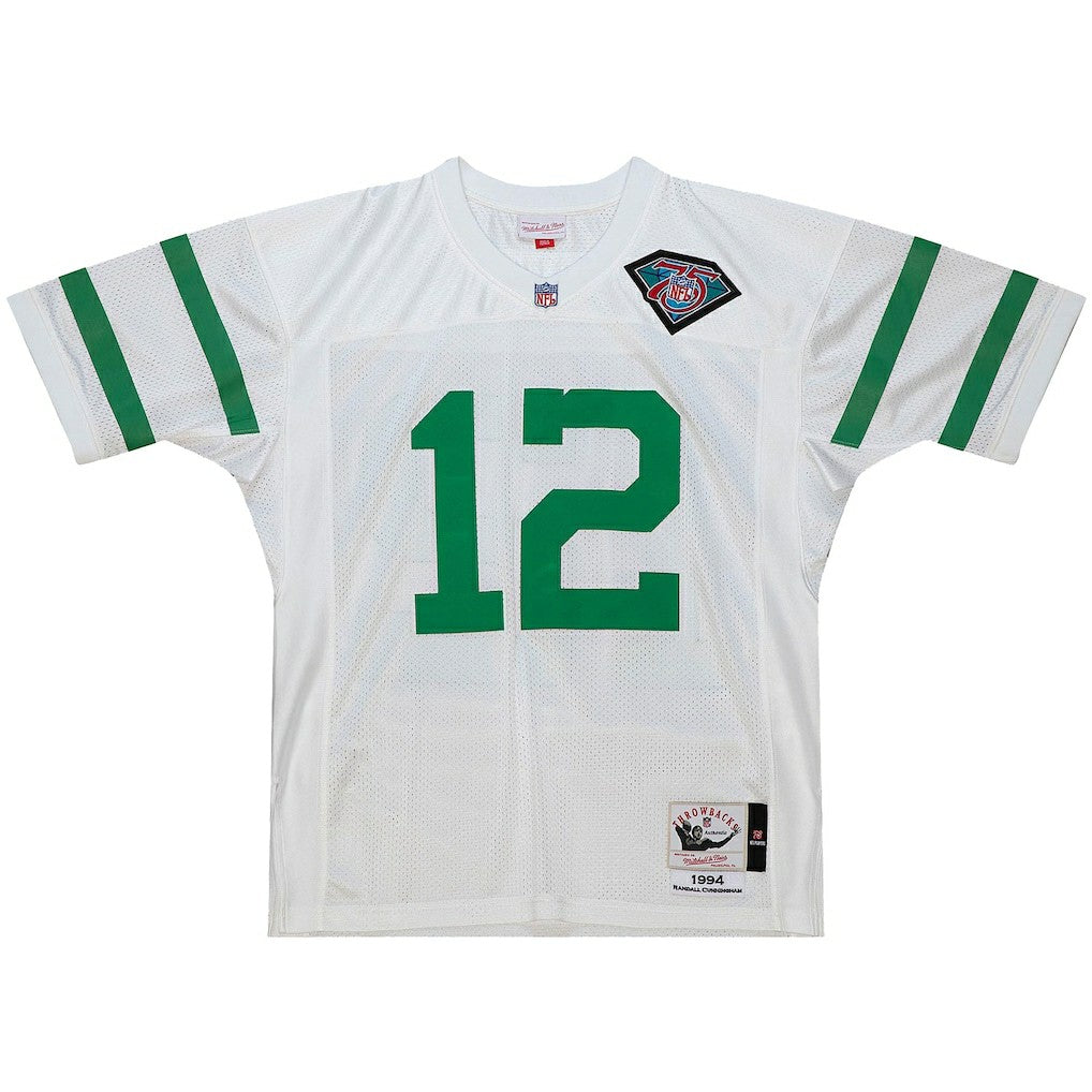 Randall Cunningham Philadelphia Eagles 1994 Authentic Throwback Retired Player Jersey White - Mitchell & Ness