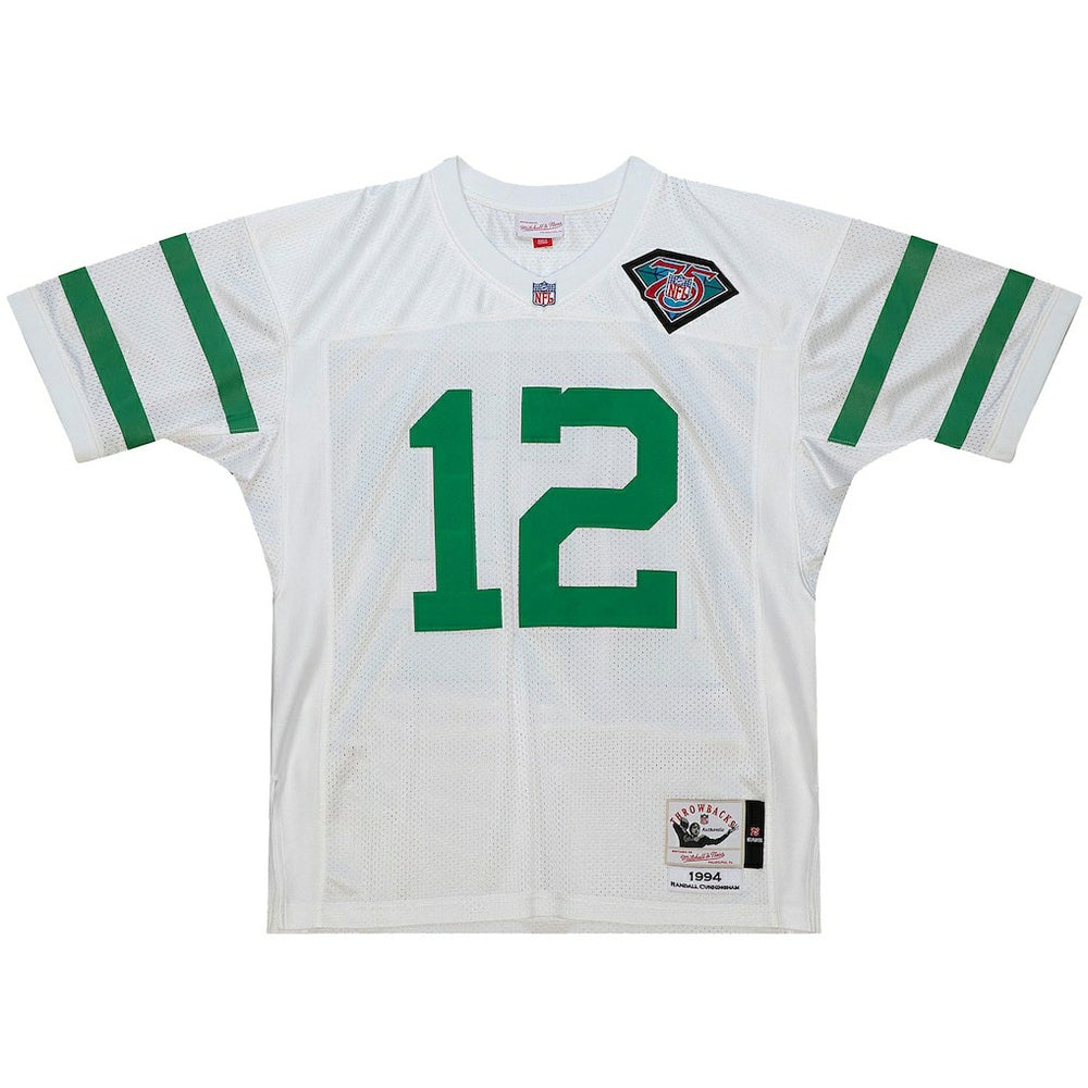 Randall Cunningham Philadelphia Eagles 1994 Authentic Throwback Retired Player Jersey White - Mitchell & Ness