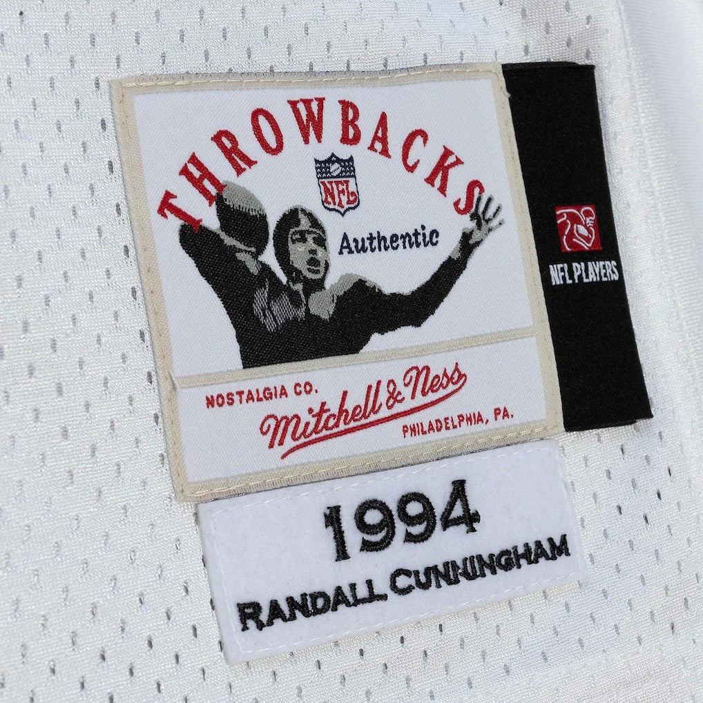 Randall Cunningham Philadelphia Eagles 1994 Authentic Throwback Retired Player Jersey White - Mitchell & Ness
